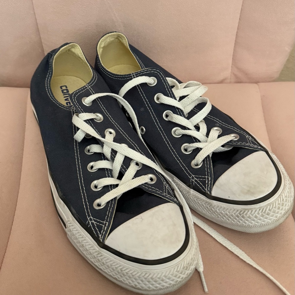 Converse Dark Blue Canvas Shoes